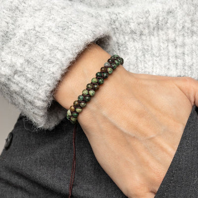 Turkis Armband - Doppelt gereiht - Verstellbar