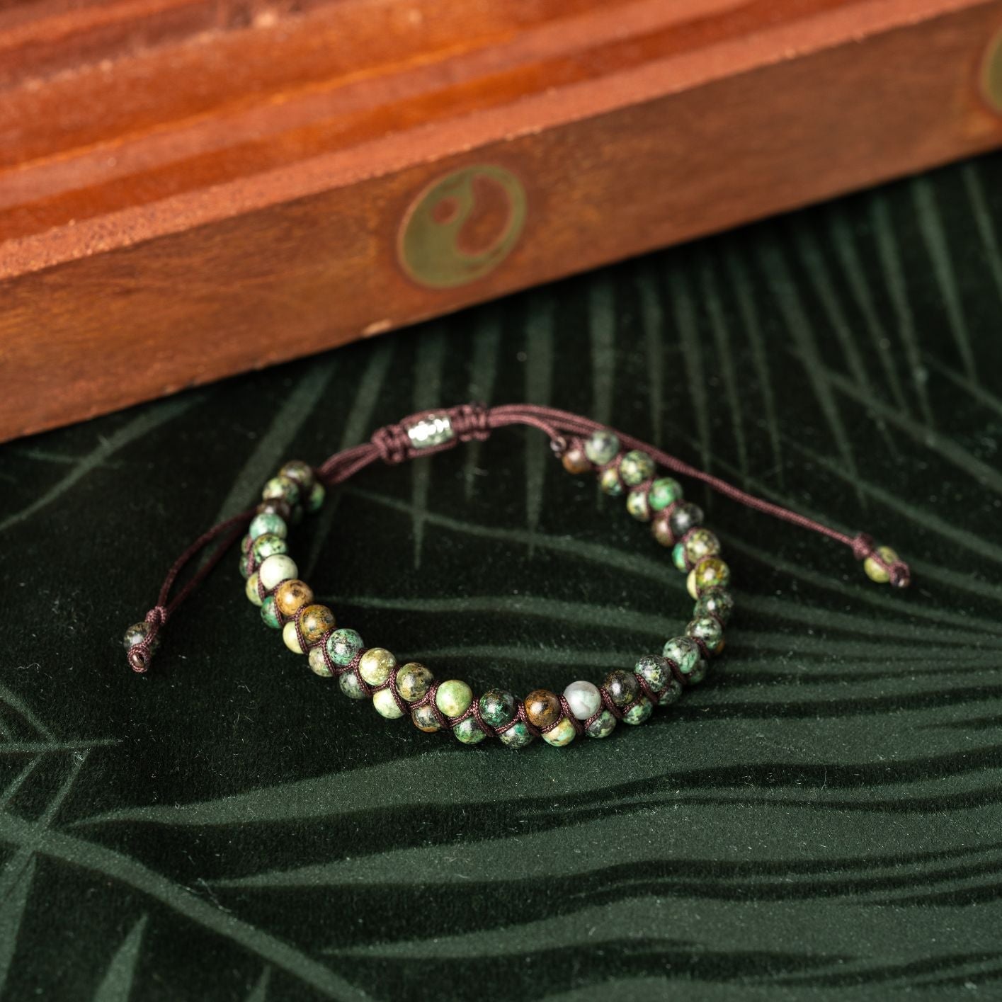 Turkis Armband - Doppelt gereiht - Verstellbar
