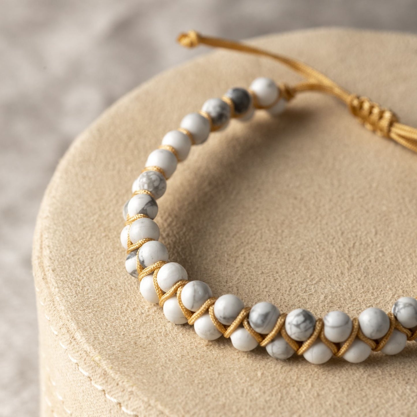 Howlith Armband - Doppelt gereiht - Verstellbar