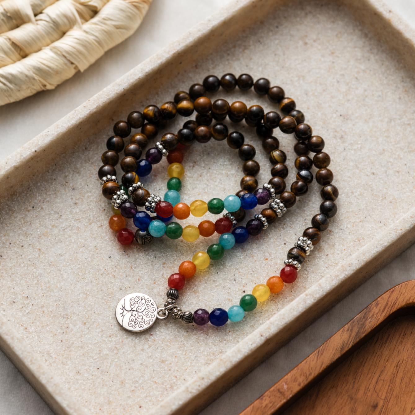 Chakra Mala – Tigerauge – Baum des Lebens – Übersicht