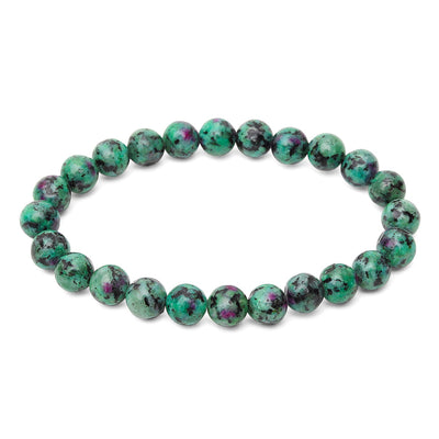 Premium Pure - Rubin in Zoisit - Balance Armband (Epidot)