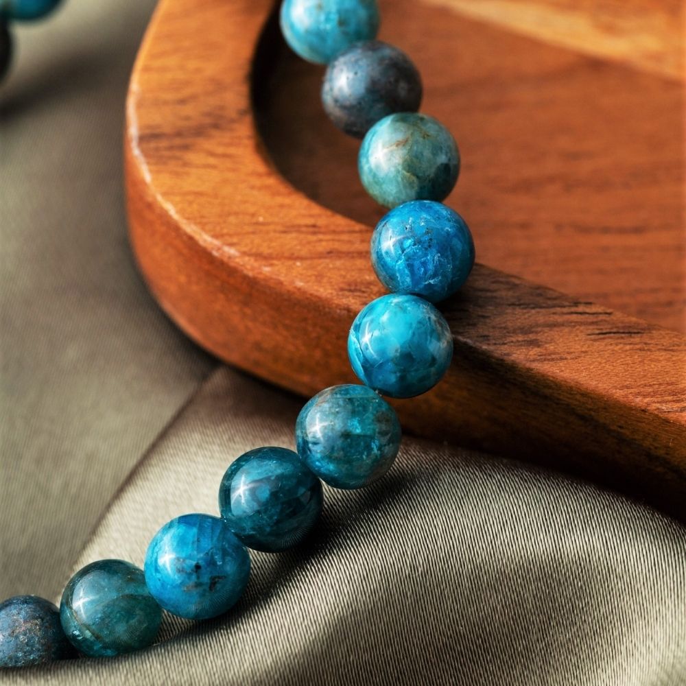 Balance-Armband - Apatit - Kupfermoroxit - Lebensfreude