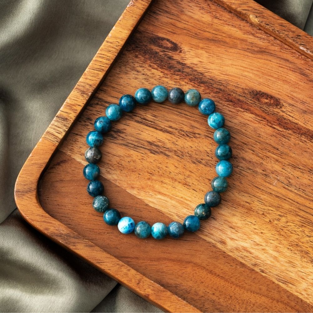 Balance-Armband - Apatit - Kupfermoroxit - Lebensfreude