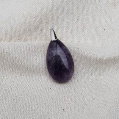 Amethyst-Anhänger – Tropfen – Edelstein-Anhänger – Balance