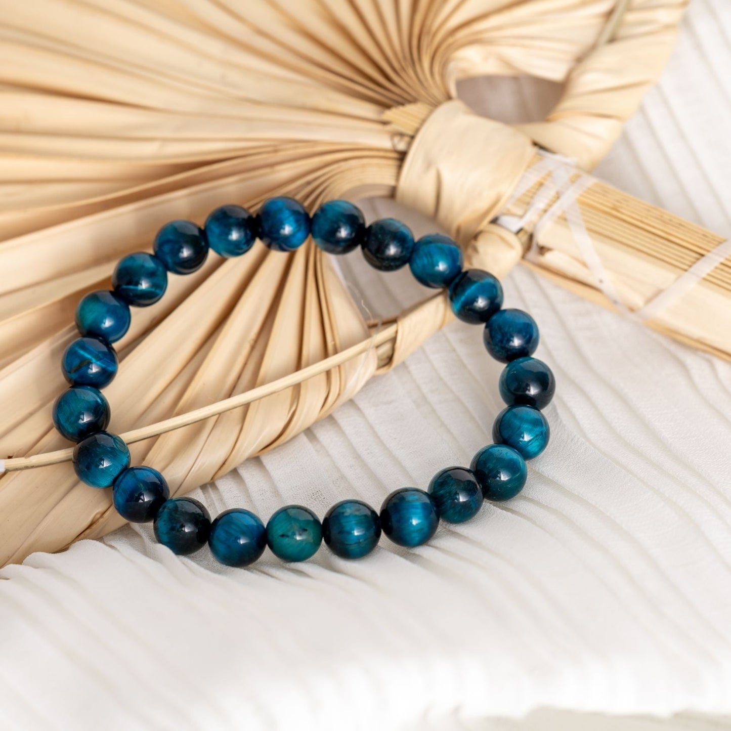 Balance-Armband – Tigerauge blau – Falkenauge – Entschlossenheit