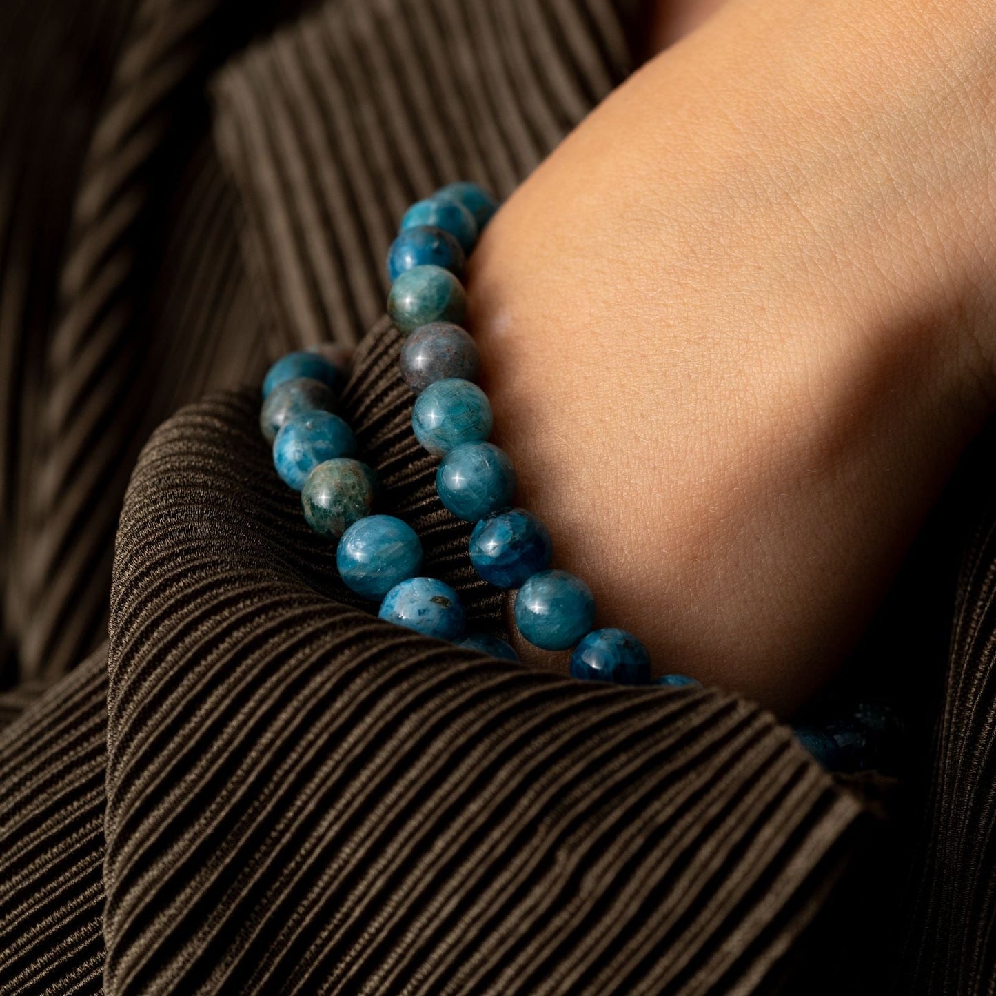 Balance-Armband - Apatit - Kupfermoroxit - Lebensfreude