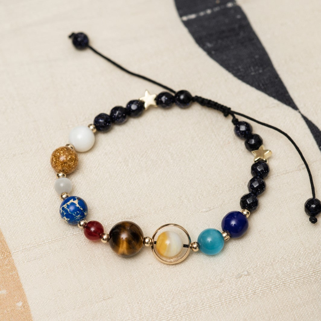Planeten-Armband – Solarenergie – verstellbar