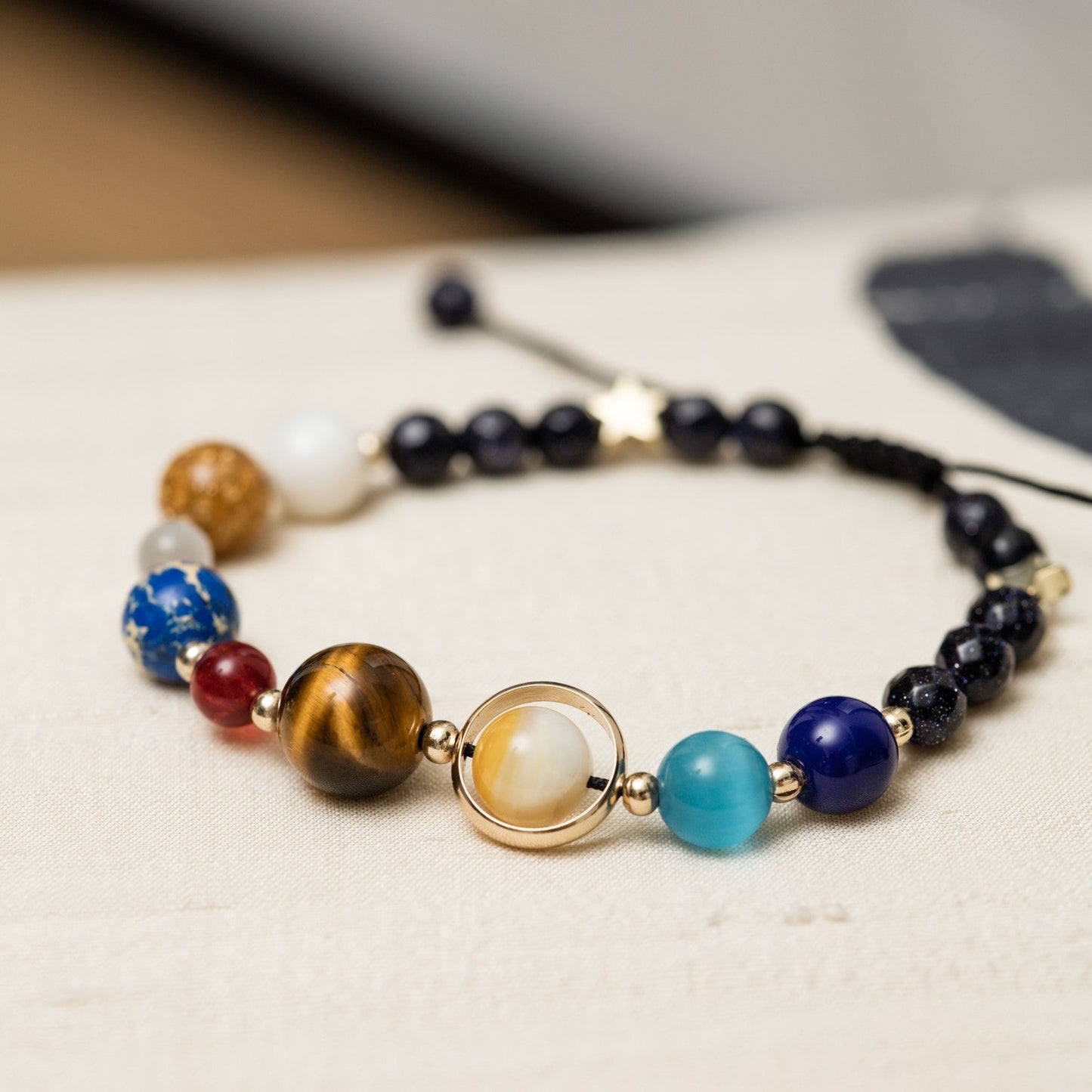 Planeten-Armband – Solarenergie – verstellbar