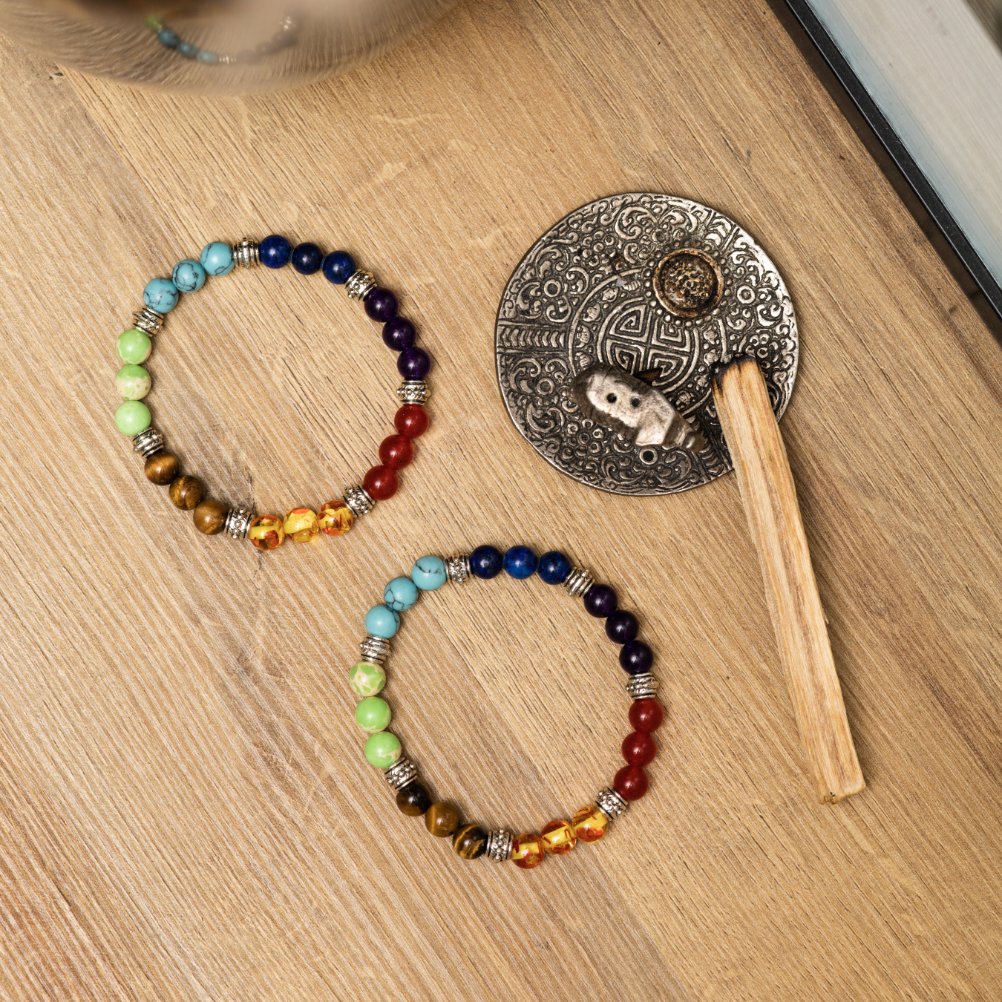 Badu Chakra – 7-Chakra-Edelstein-Armband – Kraft