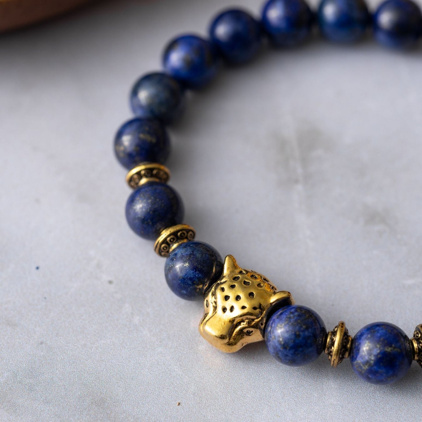 Balance-Armband – Lapislazuli – Leopard – Akzeptanz
