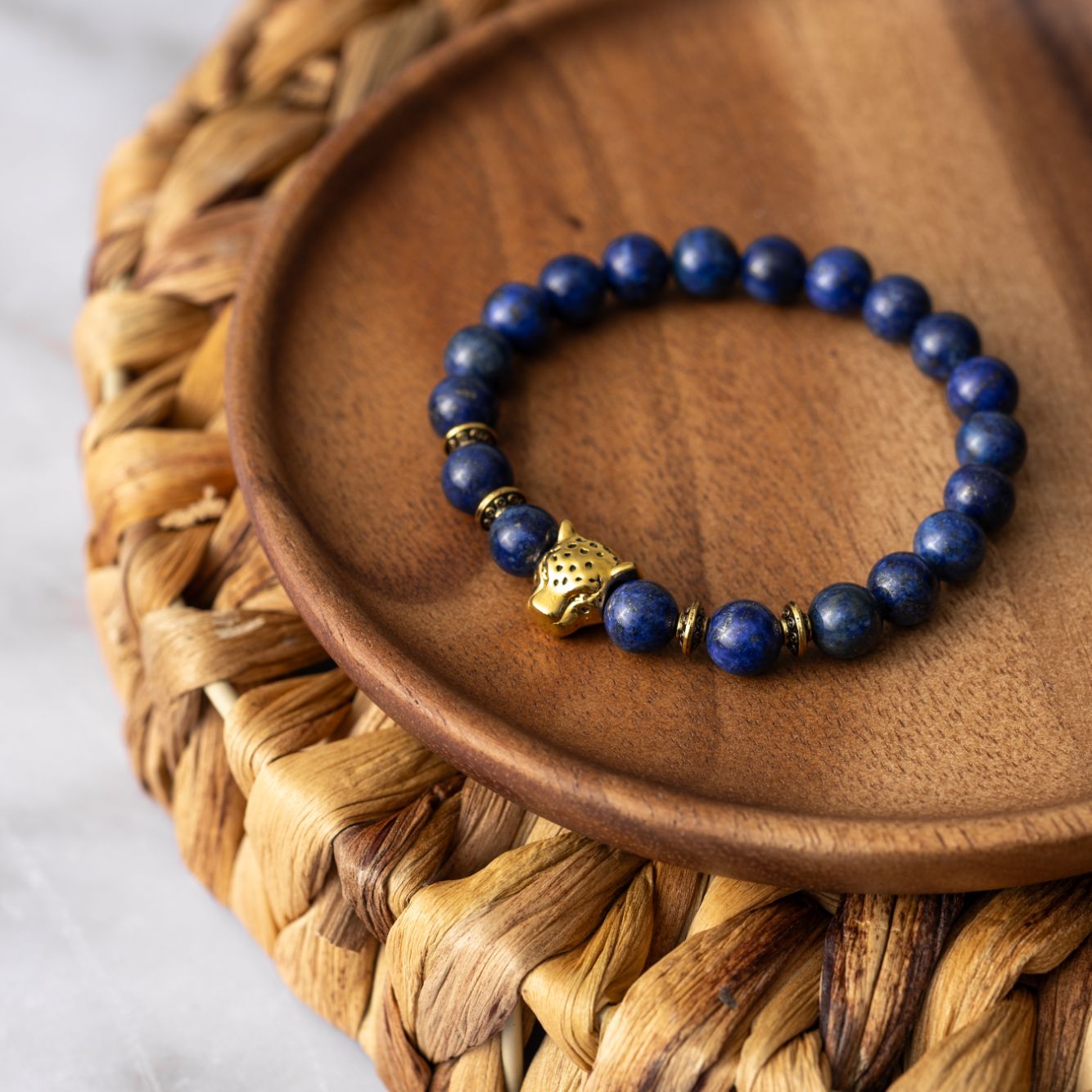 Balance-Armband – Lapislazuli – Leopard – Akzeptanz