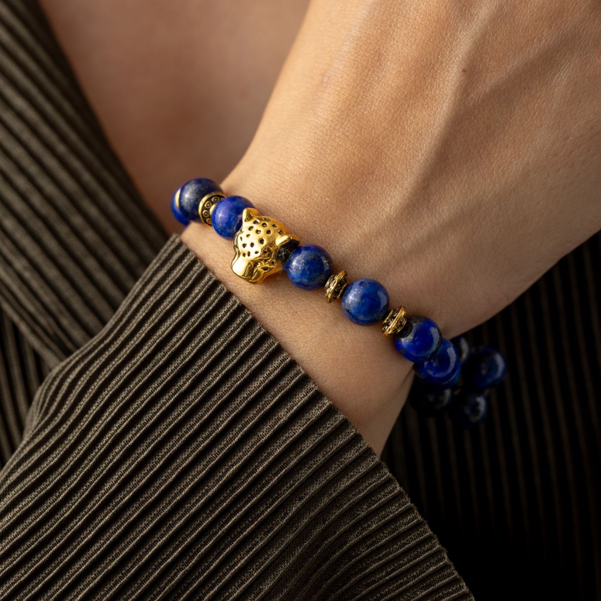 Balance-Armband – Lapislazuli – Leopard – Akzeptanz