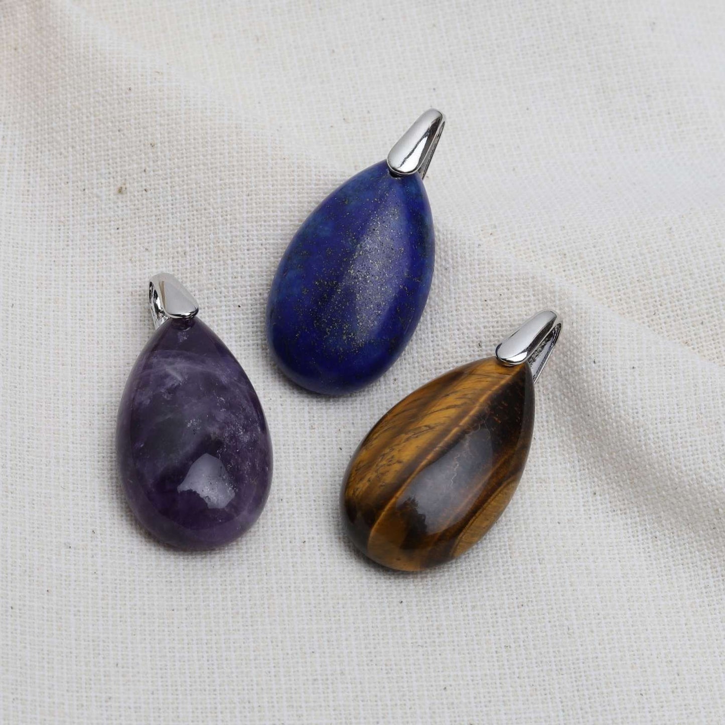 Lapislazuli-Anhänger – Tropfen – Edelstein-Anhänger – Weisheit