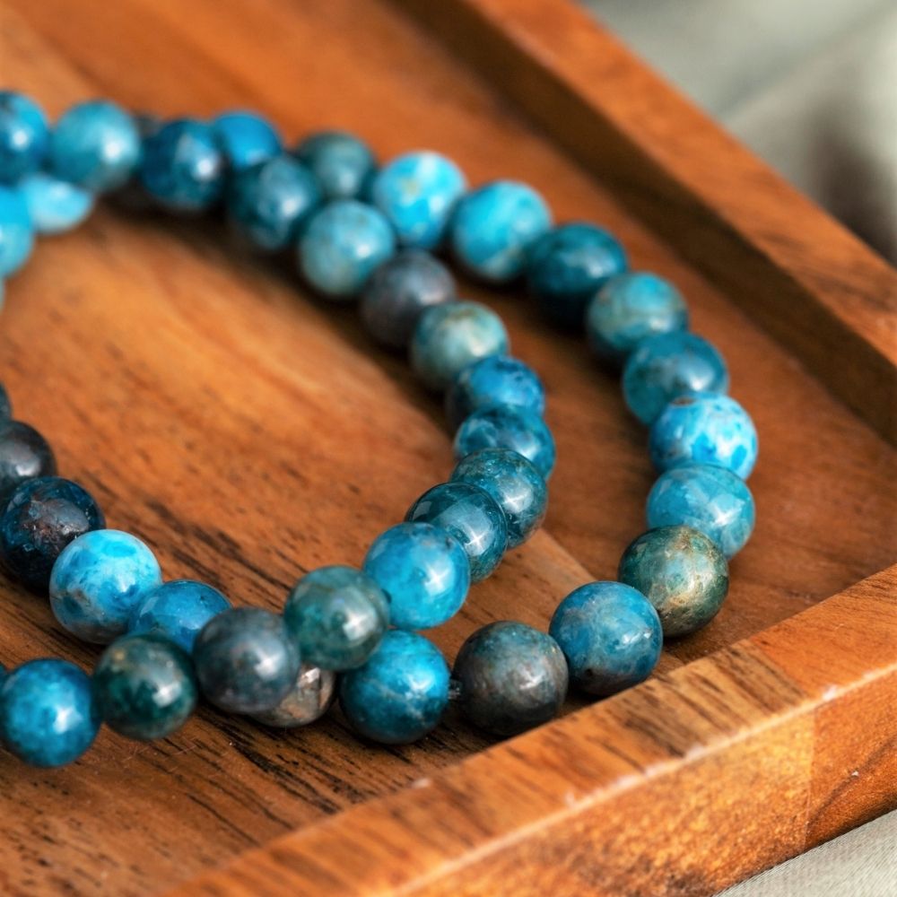 Balance-Armband - Apatit - Kupfermoroxit - Lebensfreude