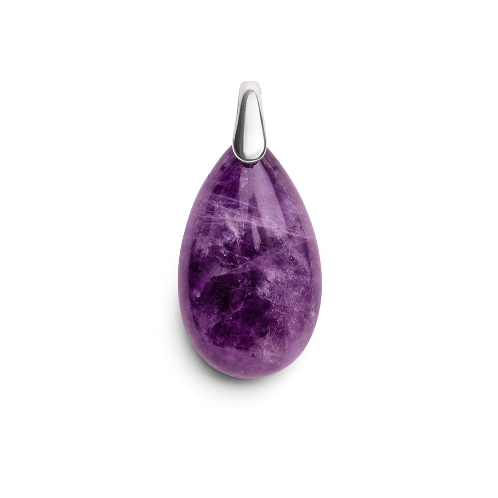Amethyst-Anhänger – Tropfen – Edelstein-Anhänger – Balance