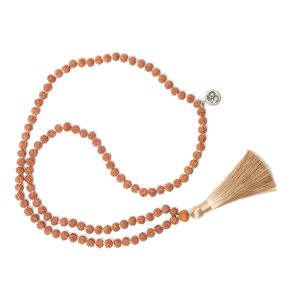 Rudraksha Mala Halskette – Rudraksha Samen & Quaste – Verständnis