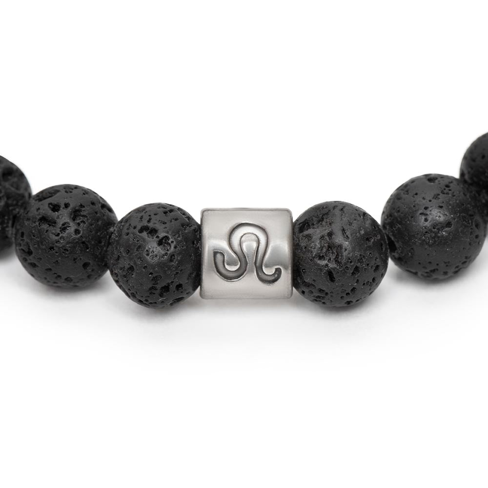 Sternzeichen-Edelstein-Armband – Lavastein-Silber – Horoskop-Armband