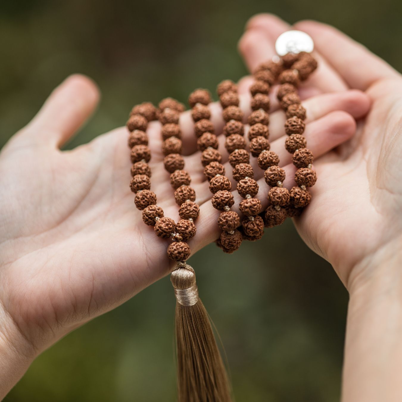 Rudraksha Mala Halskette – Rudraksha Samen & Quaste – Verständnis