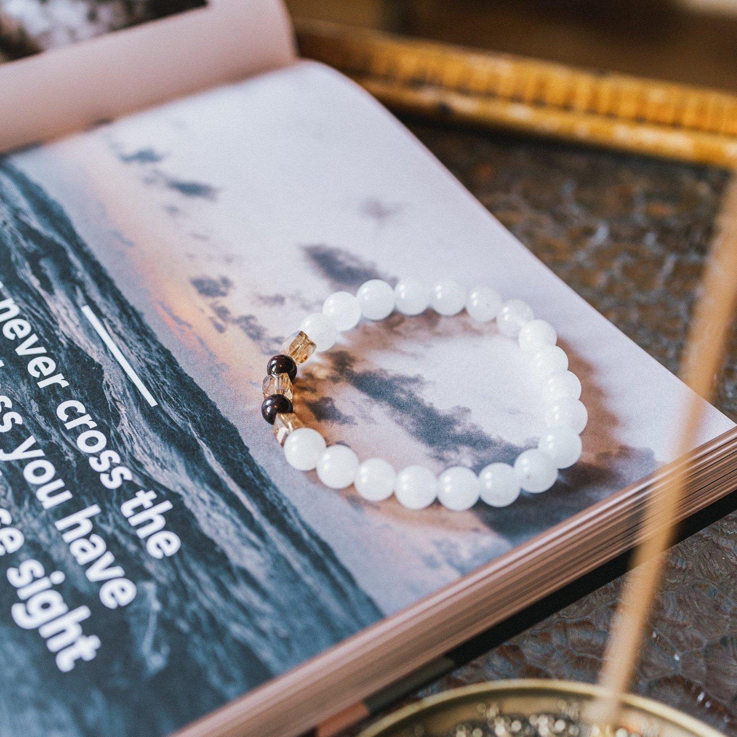 Balans Armband - Chalcedoon & Granaat - Vitaliteit-Chalcedoon armband-Zentana