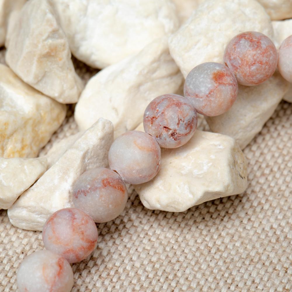 Balans Armband - Frosted Jaspis - Verstelbaar - Daadkracht-Balans armband-Zentana