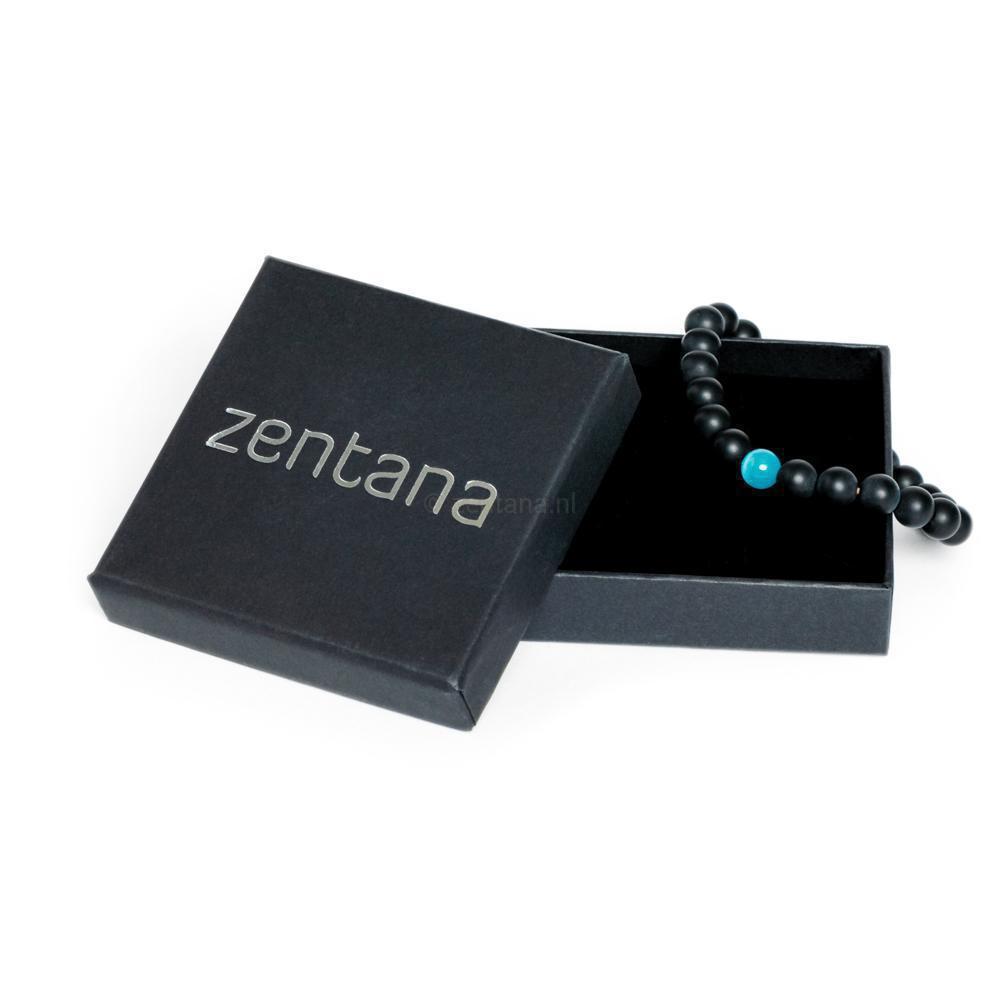 Balans Armband - Frosted Onyx - Focus-Balans armband-17 cm-Zentana