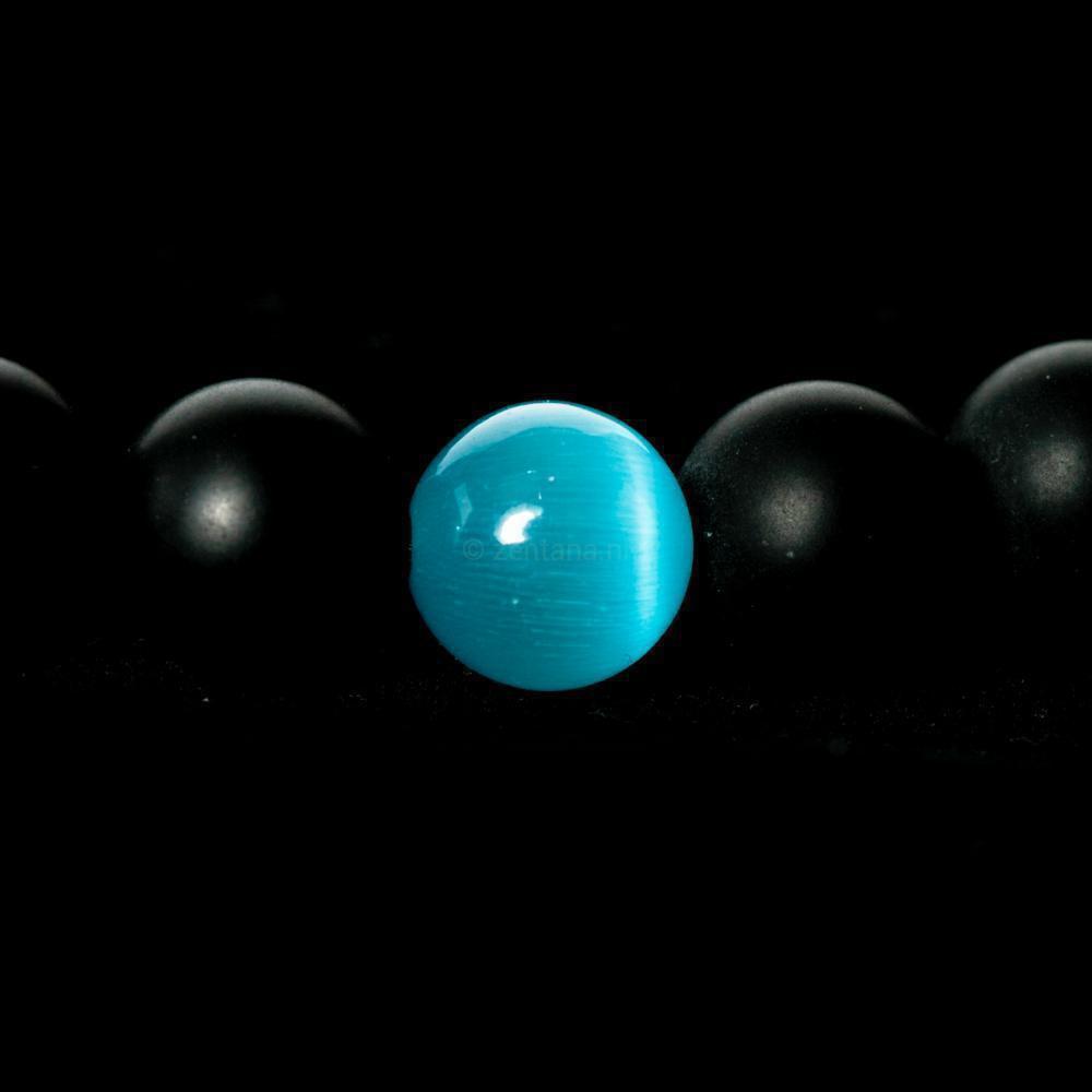 Balans Armband - Frosted Onyx - Focus-Balans armband-17 cm-Zentana