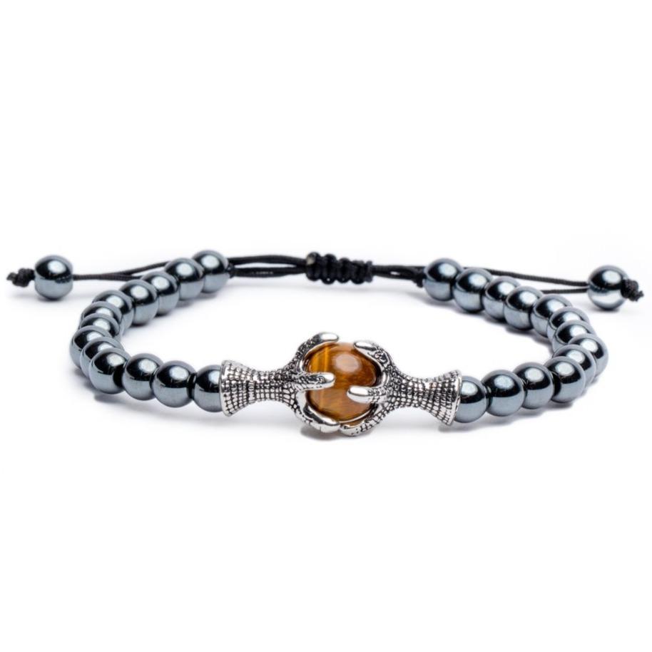 Balans Armband - Hematiet & Tijgeroog - Verstelbaar - Overleven-Balans armband-Zentana