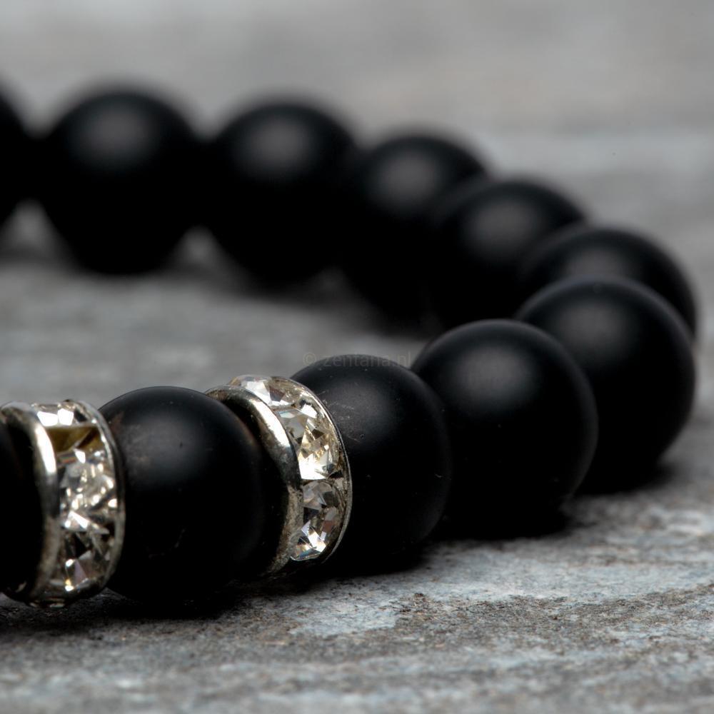 Balans Armband -Onyx Zilver - Focus-Balans armband-Zentana