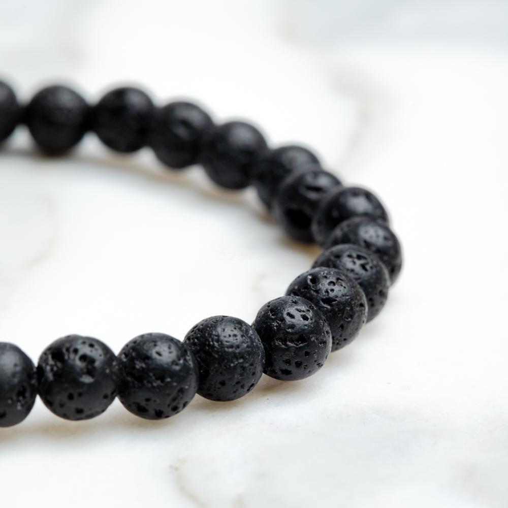 Balans Armband - Ruwe Toermalijn & Lavasteen - Olifant - Ambitie-Balans armband-Zentana