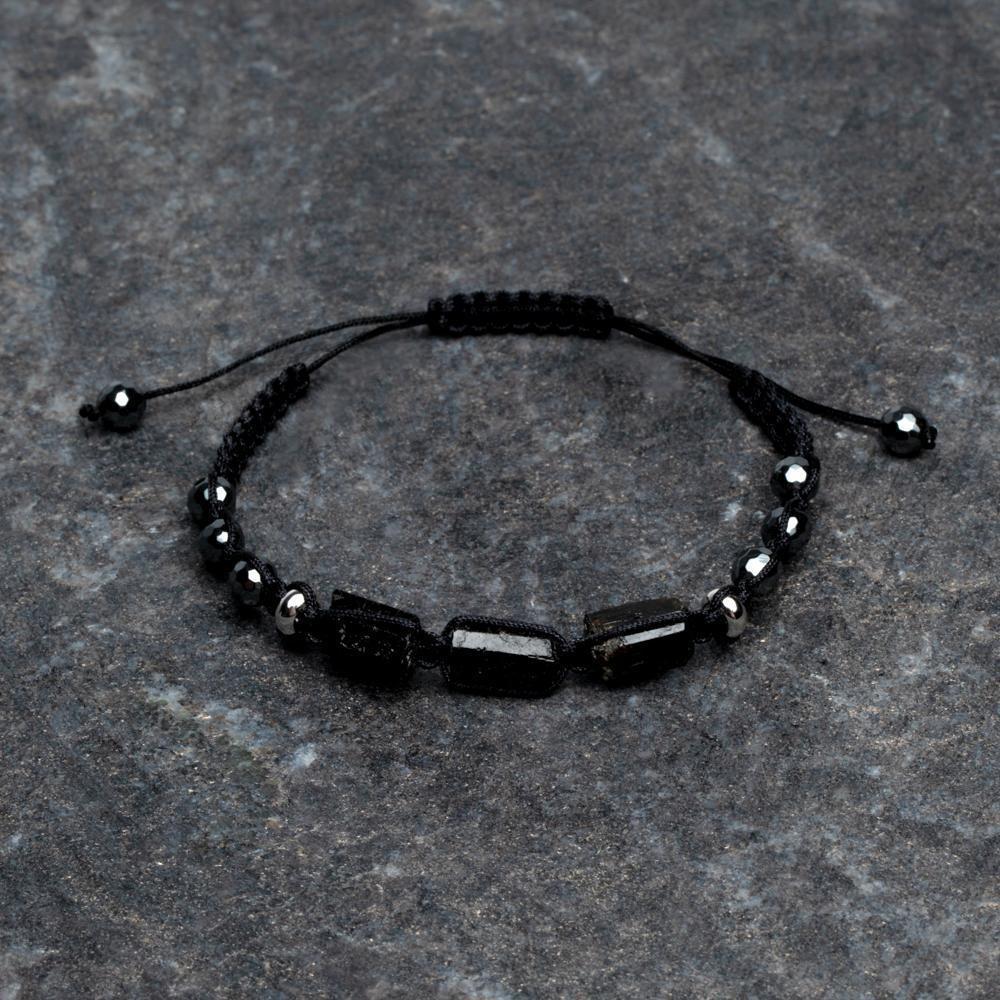 Balans Armband - Toermalijn & Hematiet - Verstelbaar - Inspiratie-Toermalijn armband-Zentana
