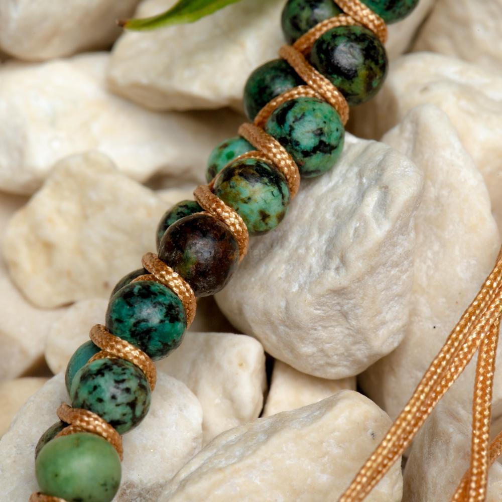 Bohemian Armband - Afrikaans Turkoois - Tree of life - Verstelbaar-Bohemian Armband-Zentana