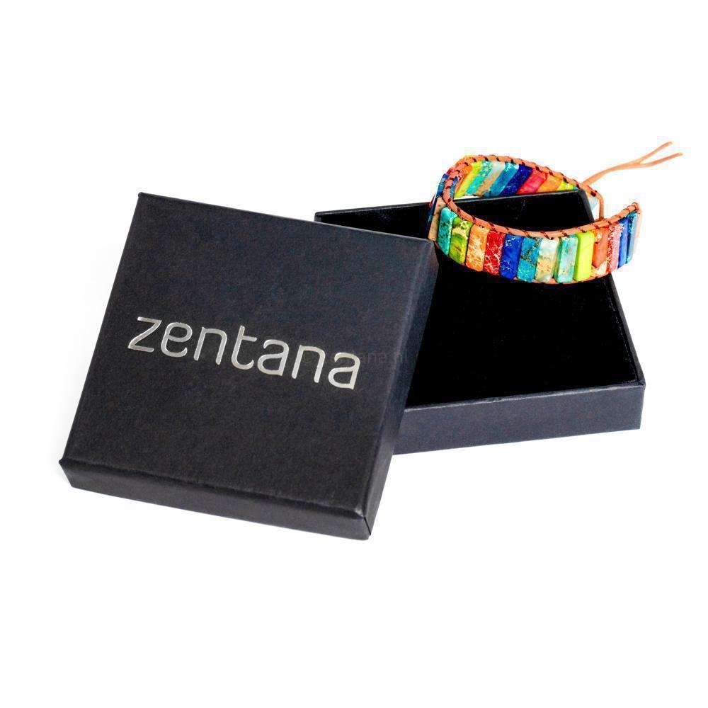 Bohemian Chakra Armband - Regenboog Jaspis - Overtuiging-Armband Jaspis-Zentana