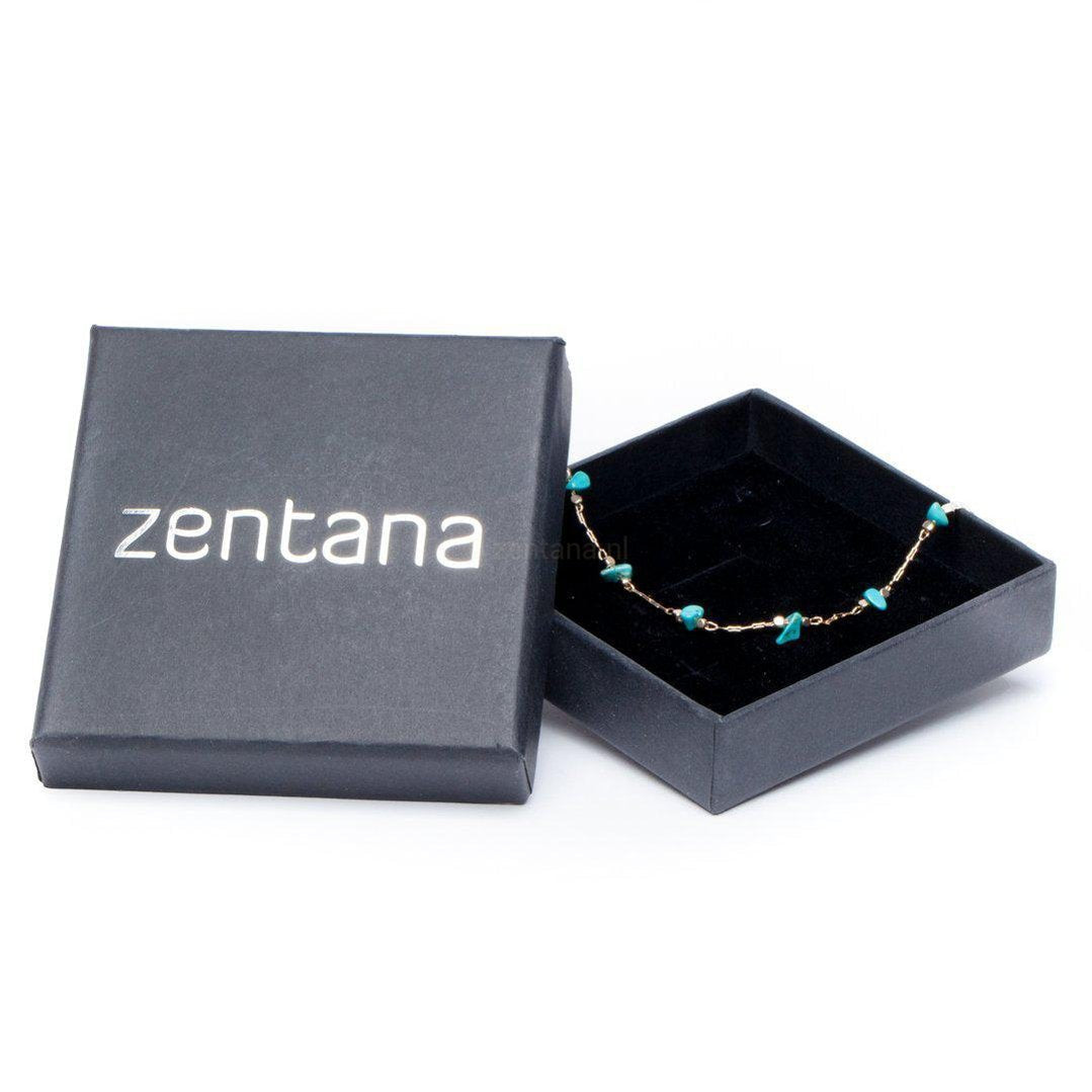 Enkelbandje - Voetenbandje Turkoois Edelstenen - Voetsieraad - Creativiteit-Enkelbandje turkoois-Zentana