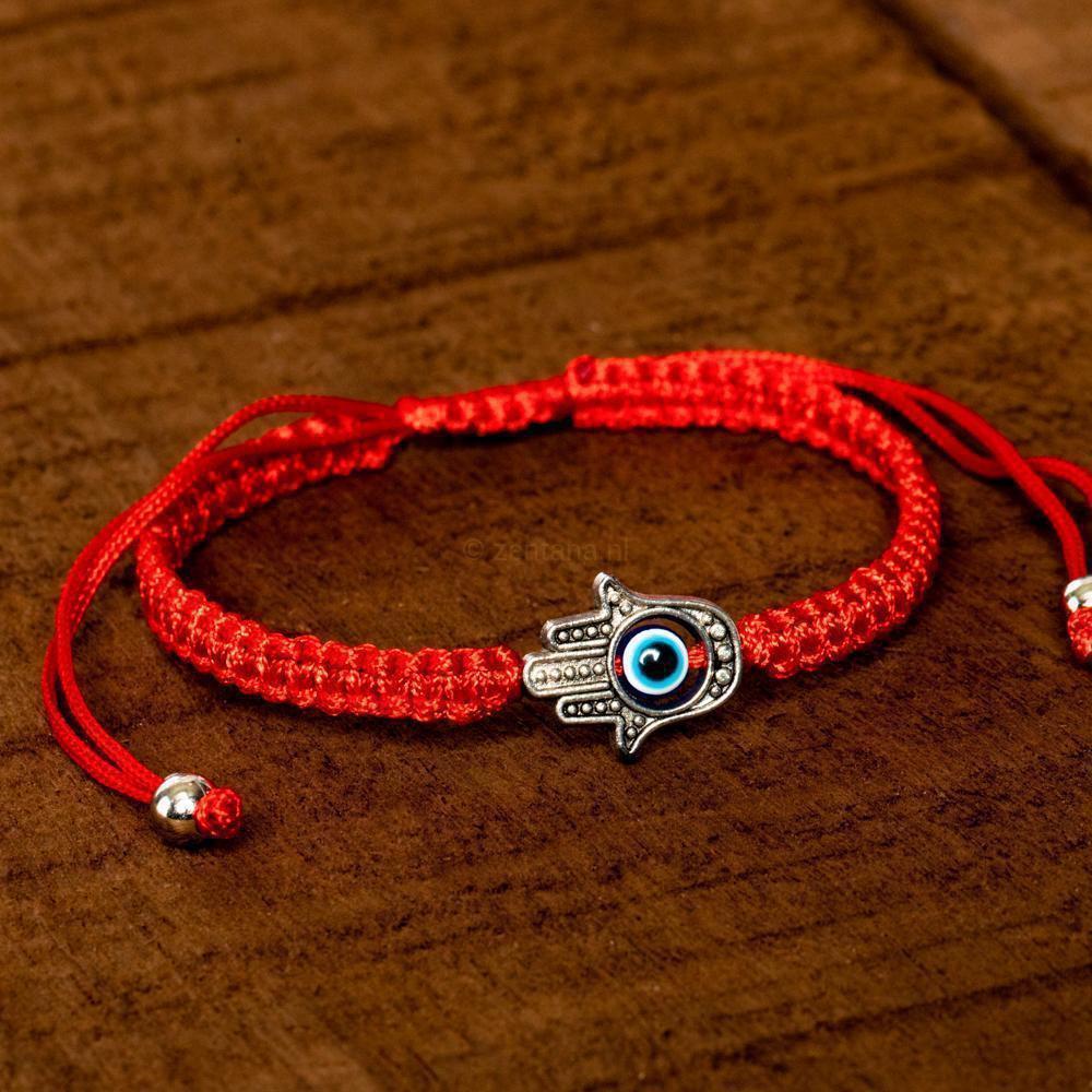 Geluksarmband - Hamsa - Boos Oog-Geluksarmband-Zentana