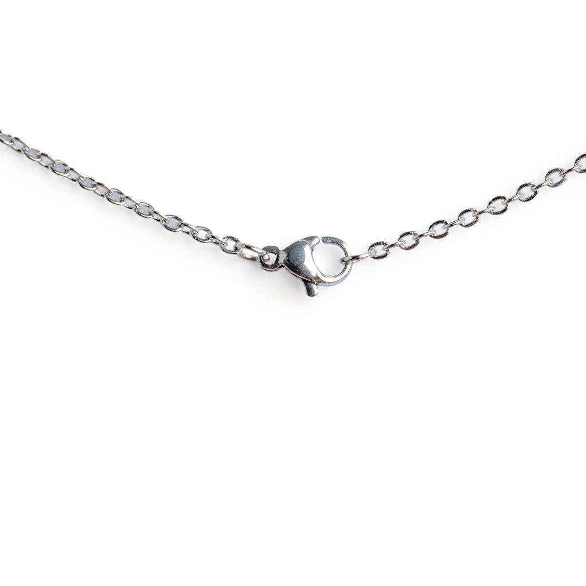 Geluksketting - Klavertje Vier Geluk - Geblazen Glas-Klavertje vier ketting-Zentana