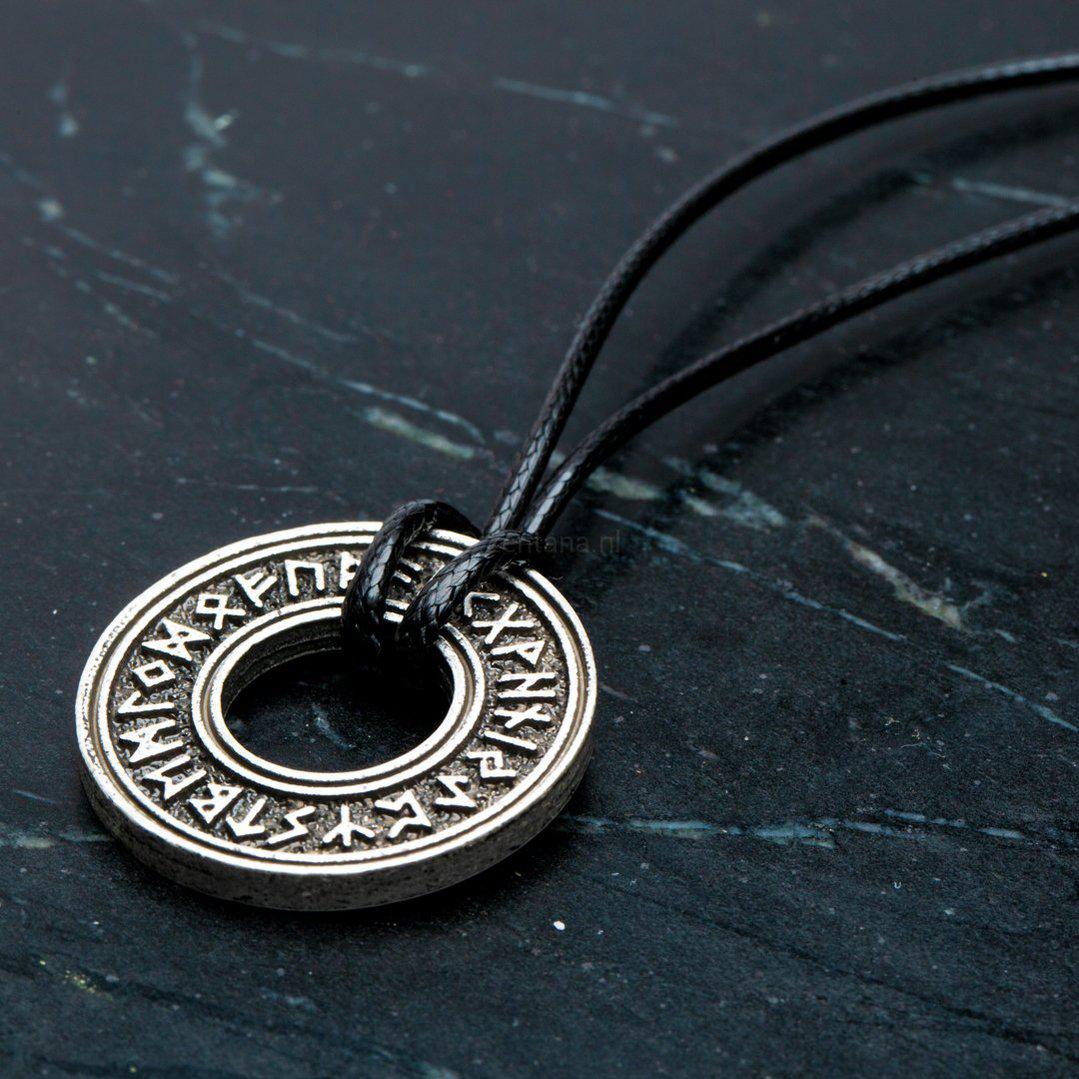 Ketting Muntring - Halssieraad Vikings - Ketting & Hanger - Noors Amulet - Kracht-Ketting muntring-Zentana