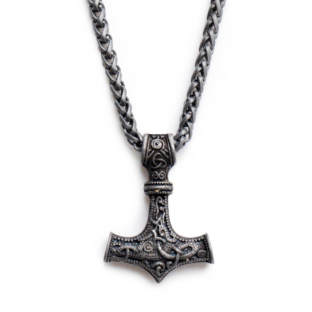 Ketting Noors Anker - Vikings Ketting & Hanger - Hamer Thor - Kracht-Ketting Noors anker-Zentana