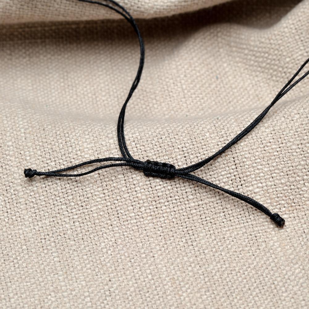 Obsidiaan Ketting - Zwarte Regenboog - Doorgronding-Ketting-Zwart-16mm Steen-Zentana