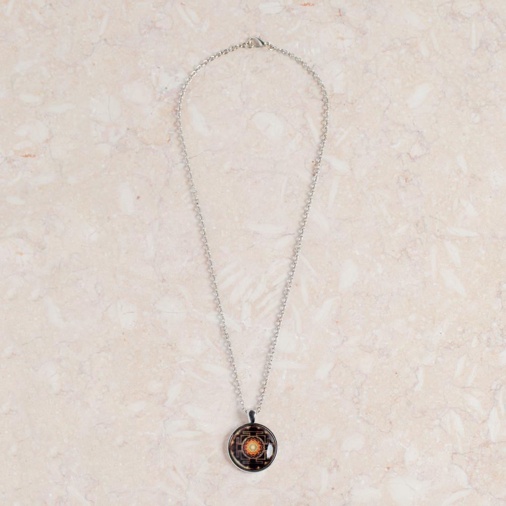 Sri Yantra Ketting - Spirituele Balans Talisman-Sri Yantra Ketting-Zentana