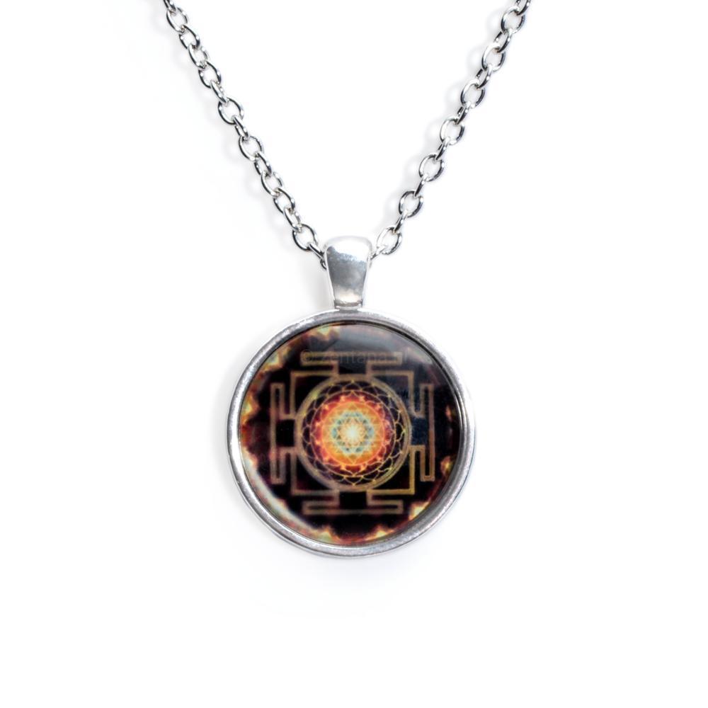 Sri Yantra Ketting - Spirituele Balans Talisman-Sri Yantra Ketting-Zentana