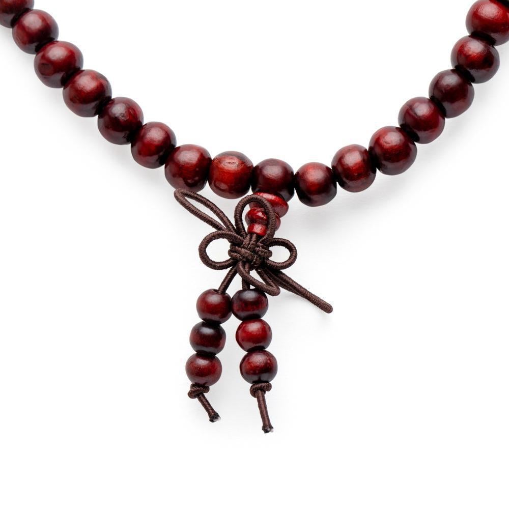 Tibetaanse Mala - Sandelhout - Rood-Bruin-Tibetaanse mala-Zentana