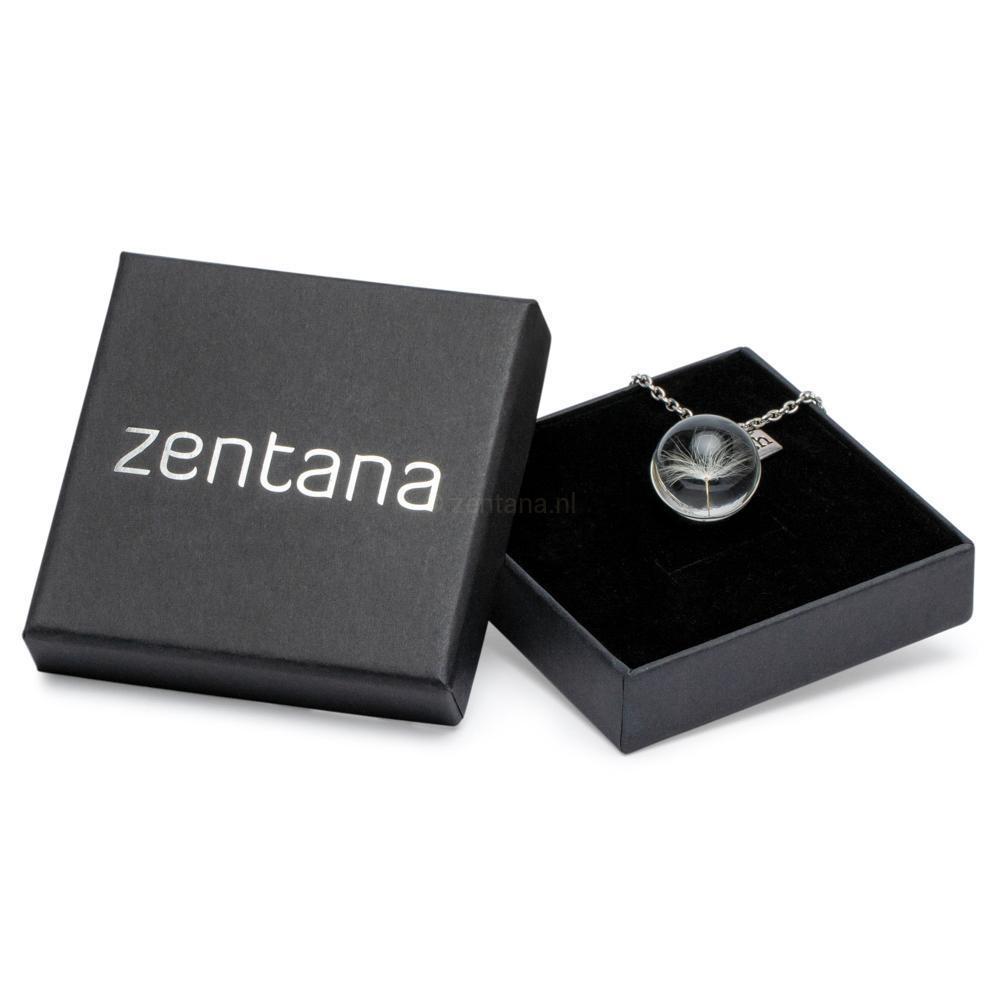 Wens Ketting - Paardenbloem Wish - Geblazen Glas-Paardebloem ketting-Zentana