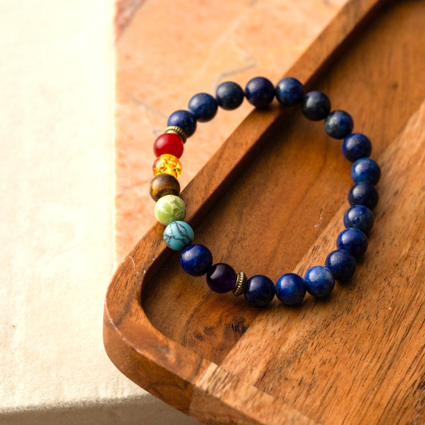 Badu Chakra Armband – Lapislazuli – Selbstvertrauen