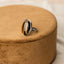 Tigerauge-Ring – Cabochon-Edelstein – Einblick