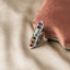 Chakra-Ring klassisch – 7 Edelsteine – verstellbar