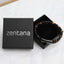 Armband doppelt – geflochtenes Leder – Tigerauge und Onyx – Edelstahlverschluss