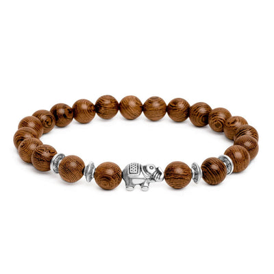 Balance-Armband – Wengeholz – Elefant