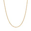 Edelstahlhalskette - Edelstahlhalskette - Goldfarben - 65 cm