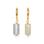 Labradorit Ohrringe – Edelstein Ohrringe – Edelstahl Gold – Schutz