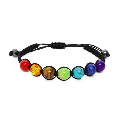 Badu Chakra – Verstellbares Armband – 7 Chakra-Steine